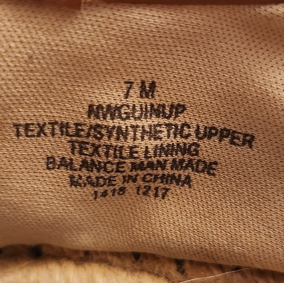 NINE WEST NATURAL GUINUP SNEAKER SEQUIN BOHO ESPADRILLE LACE UP SIZE 7 - Picture 12 of 12